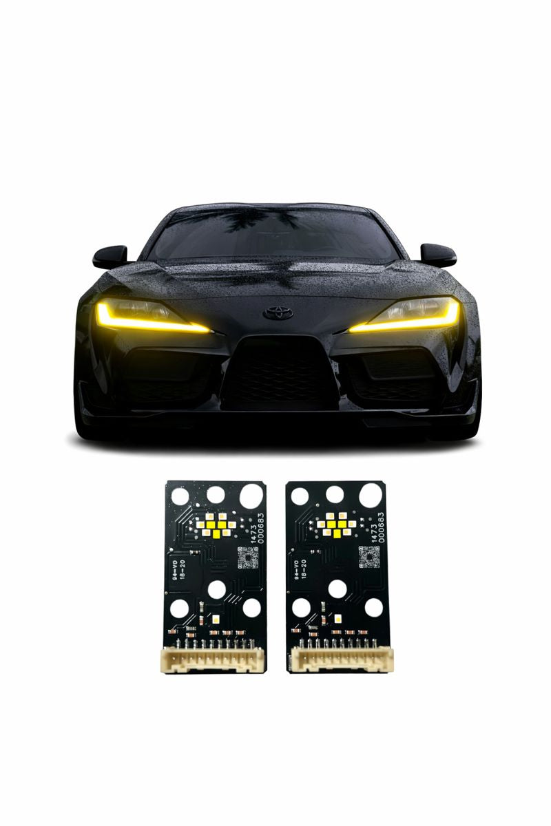 Toyota Supra Yellow DRL Module