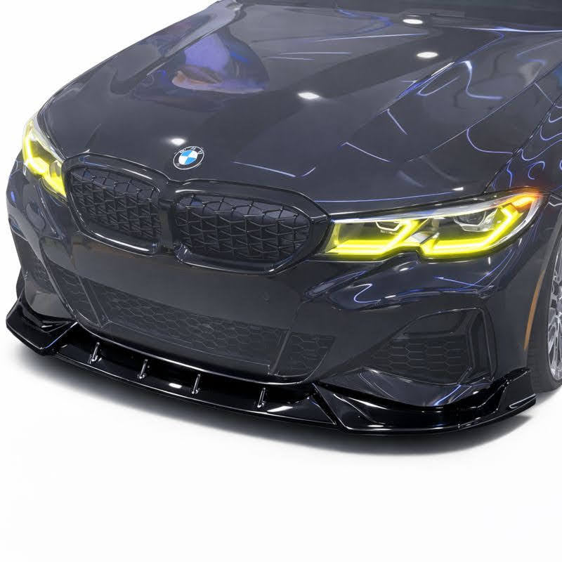 Front Lip 3-Piece BMW M340i Pre-LCI G20 Gloss Black